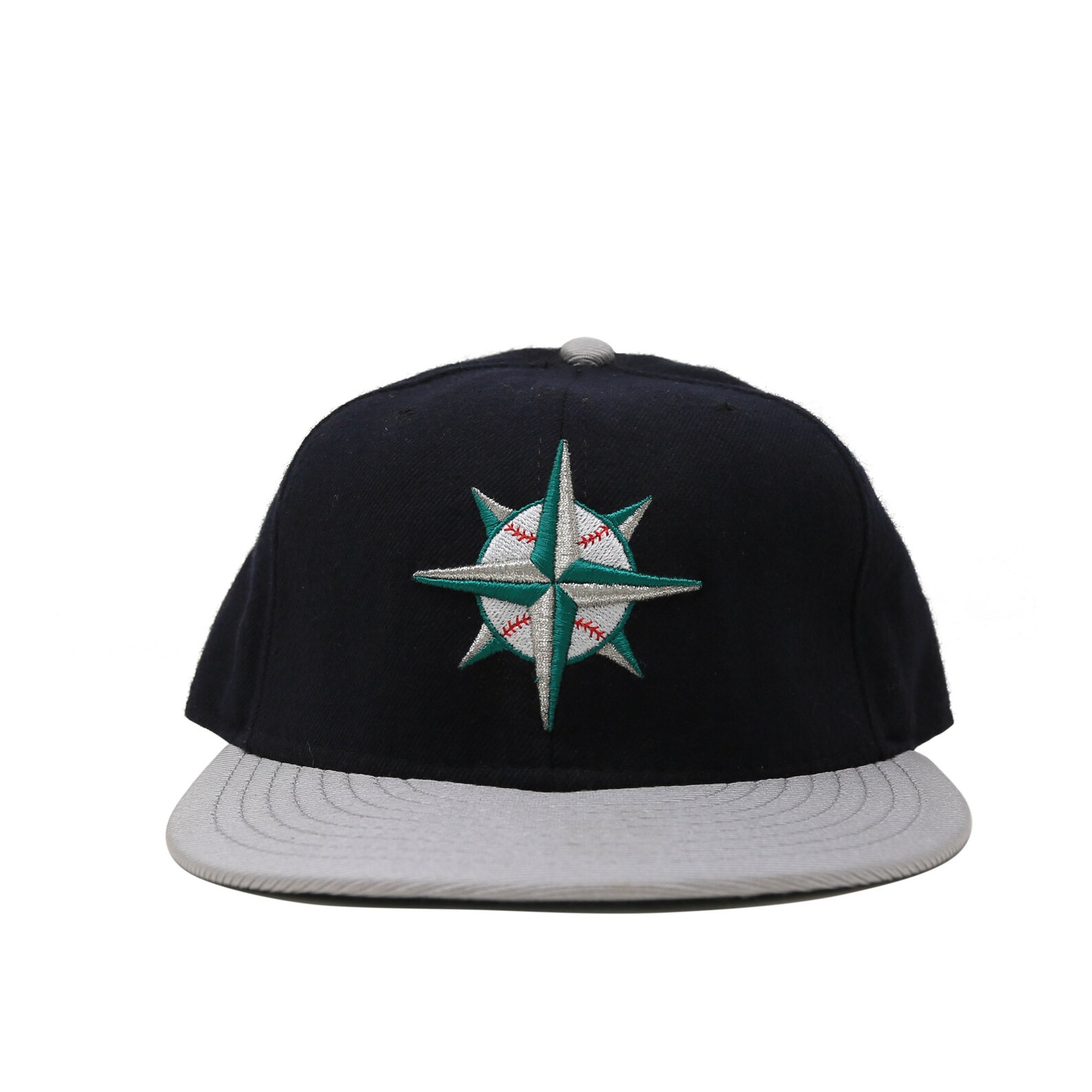 Vintage 90s New Era 59Fifty Seattle Mariners Wool Fitted Hat Etsy