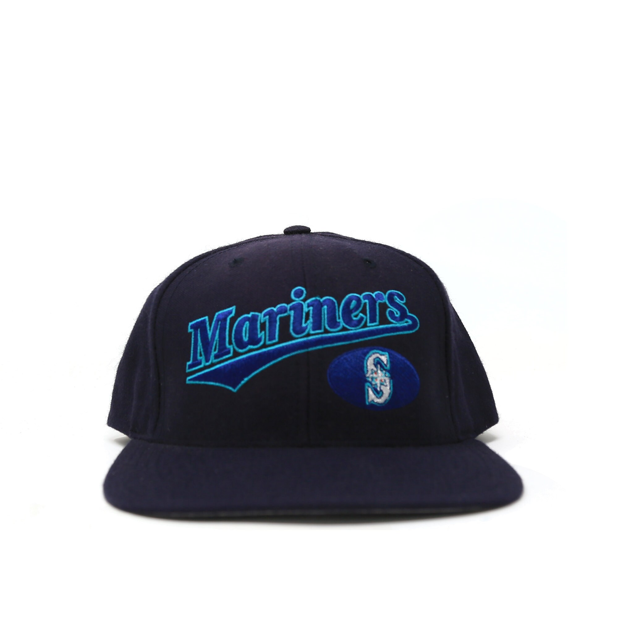 Seattle Mariners Script Snapback Hat Etsy