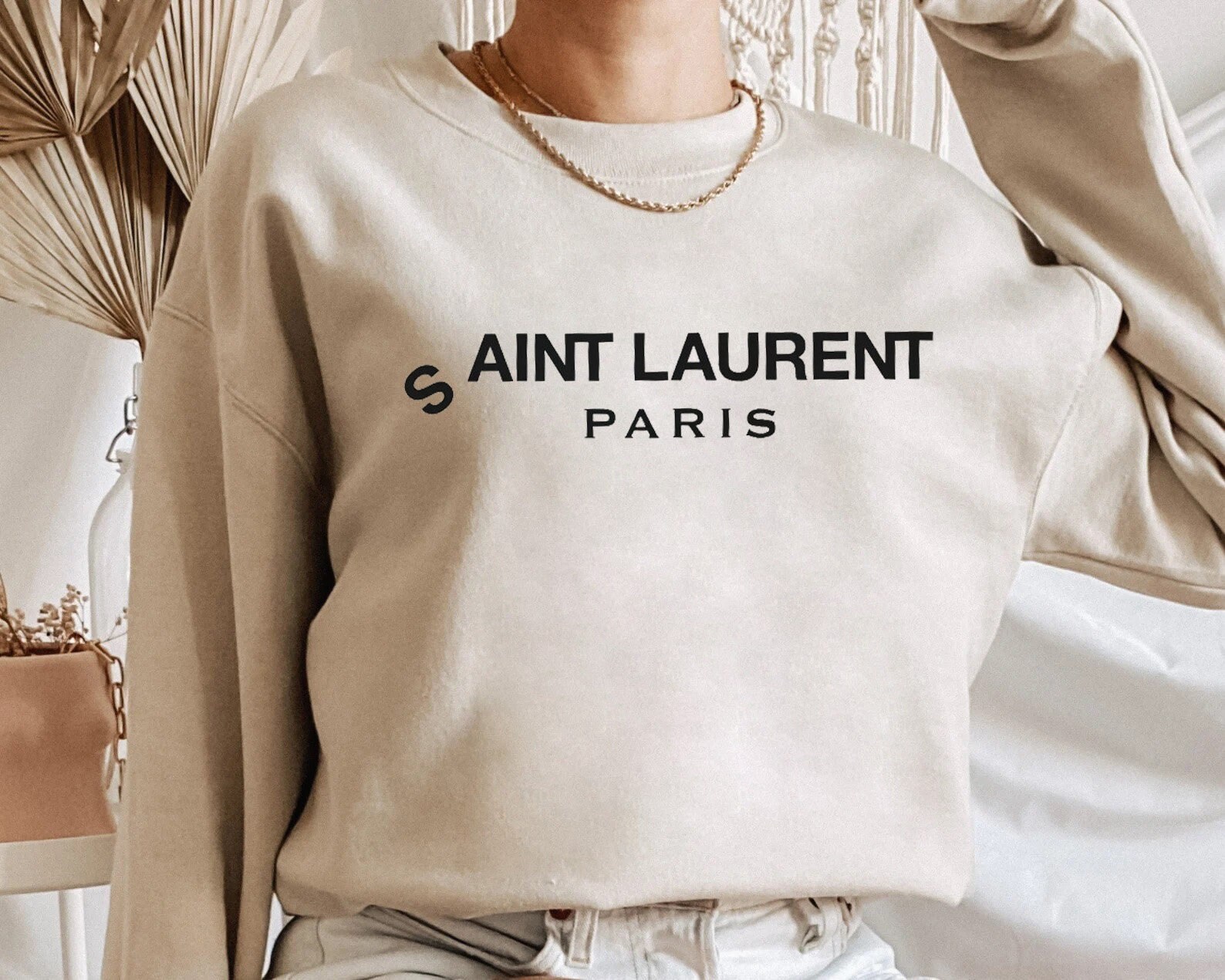 Saint laurent t shirt etsy Clearance