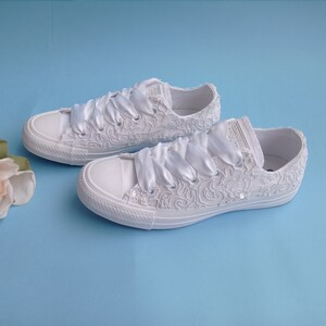 converse dentelle mariage
