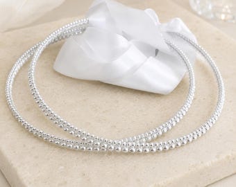 Orthodox Wedding Crowns with Pearls, Greek Wedding Stefana, Elegant Bridal Crowns, Luxury Crown Case, Orthodox Wedding Gift