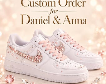 Bridal sneakers  pearls