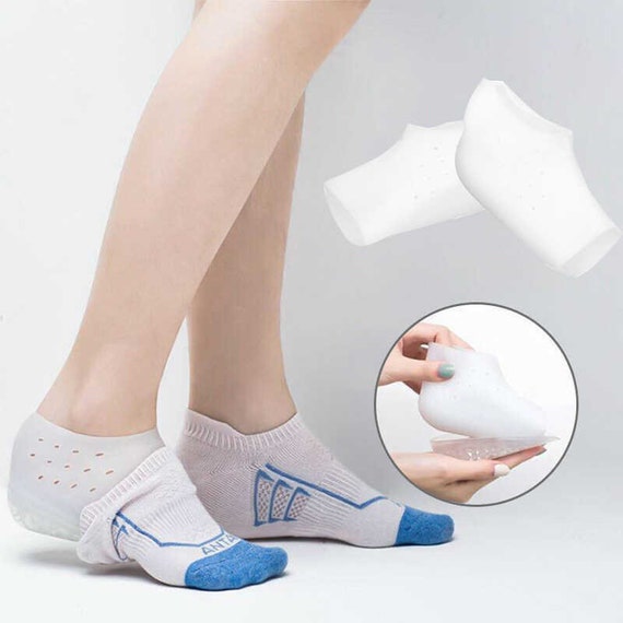 2 Pairs Of Heel Lift Inserts Height Boost Insole Invisible Boost Insole  Silicone 3 Layer Heel Support Height Adjustable Shoe Pads Foot Pads For  Shoes