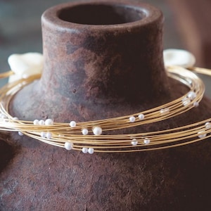 Greek stefana.Minimal gold stefana. Gold wedding crowns.Orthodox stephana.Handmade Greek Orthodox Wedding Crowns.