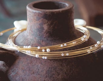 Greek stefana.Minimal gold stefana. Gold wedding crowns.Orthodox stephana.Handmade Greek Orthodox Wedding Crowns.