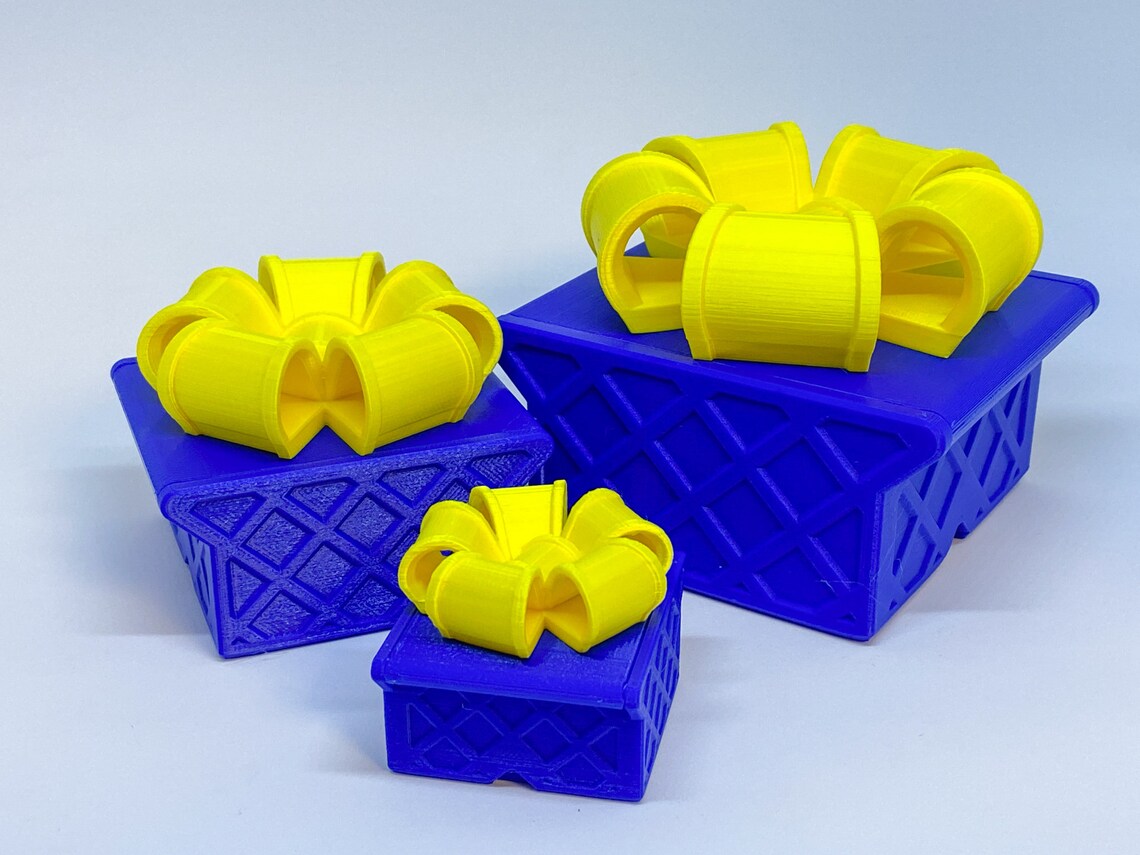 Boxes and Bows Gift Set Large Box Bow Medium Box Bow Small Box Etsy