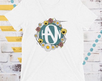 Hanson Floral Logo T-shirt | Bella + Canvas | Size XS-3XL | Great for Hanson Concerts!
