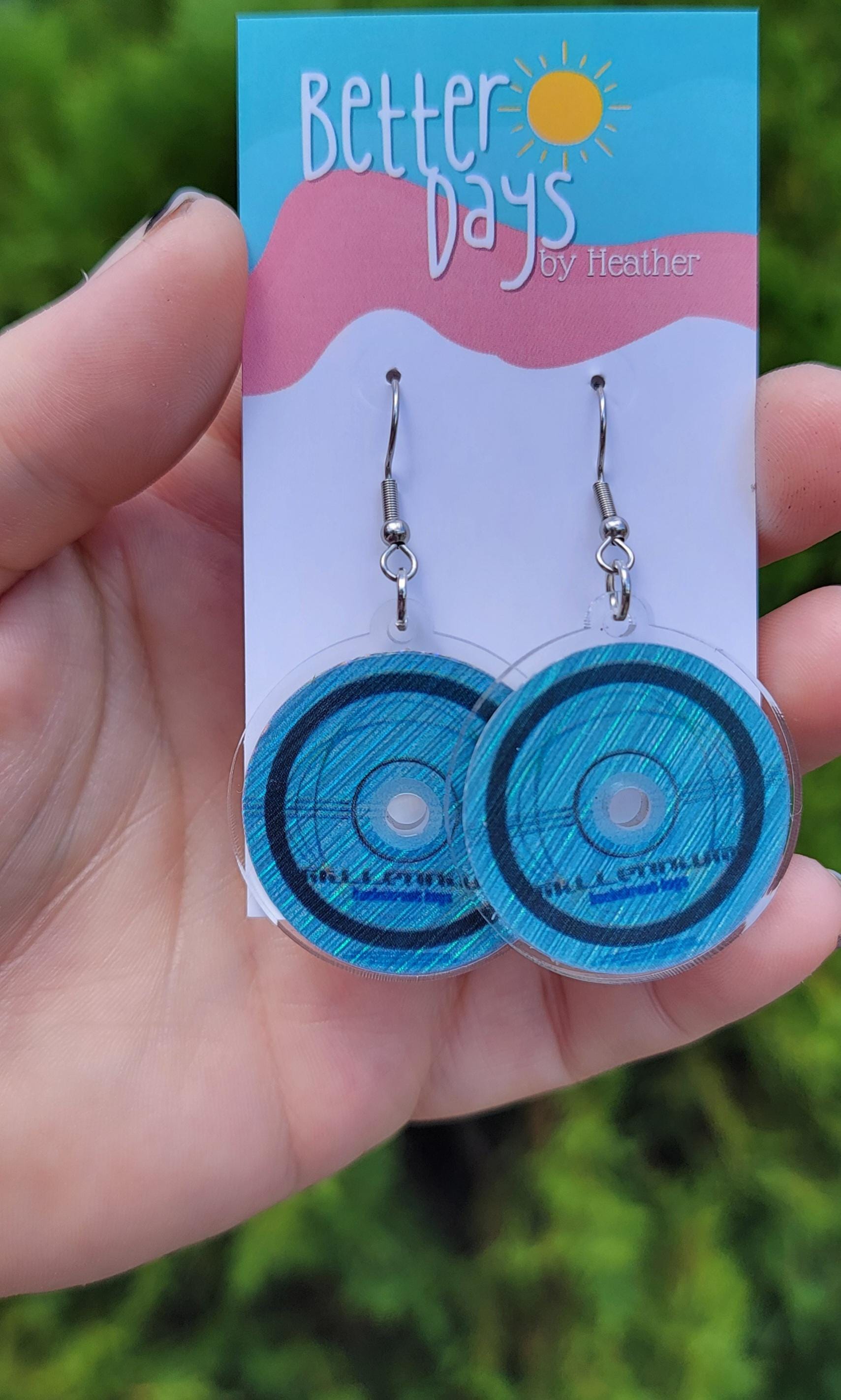 Backstreet Boys Millennium cd Dangle Earrings | Acrylic Earrings | Millennium 2.0 | The Sphere