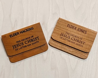 missionary name tag etsy