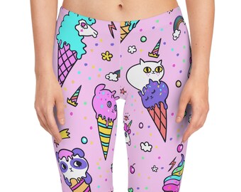 Kawaii Animals in Ice Cream Cones 