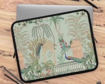 Lovely Peacocks Laptop Sleeve • Laptop Case • Neoprene Laptop Sleeve • Laptop Sleeve Multiple Sizes • Gift for Mom