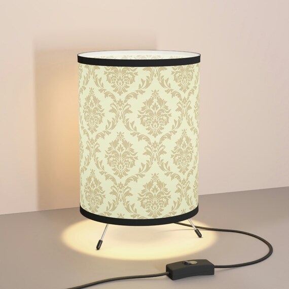 Damask table lamp sales