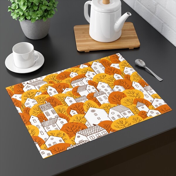 Fall Leaf Placemats Etsy