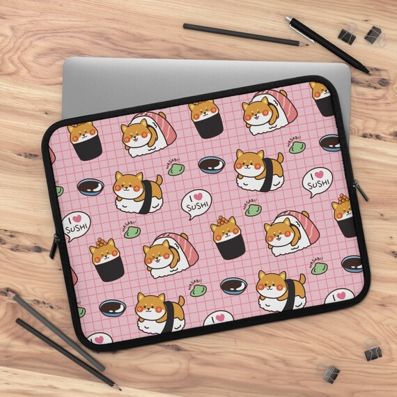 Kawaii Sushi Laptop Sleeve Laptop Case Office Gift Best Friend