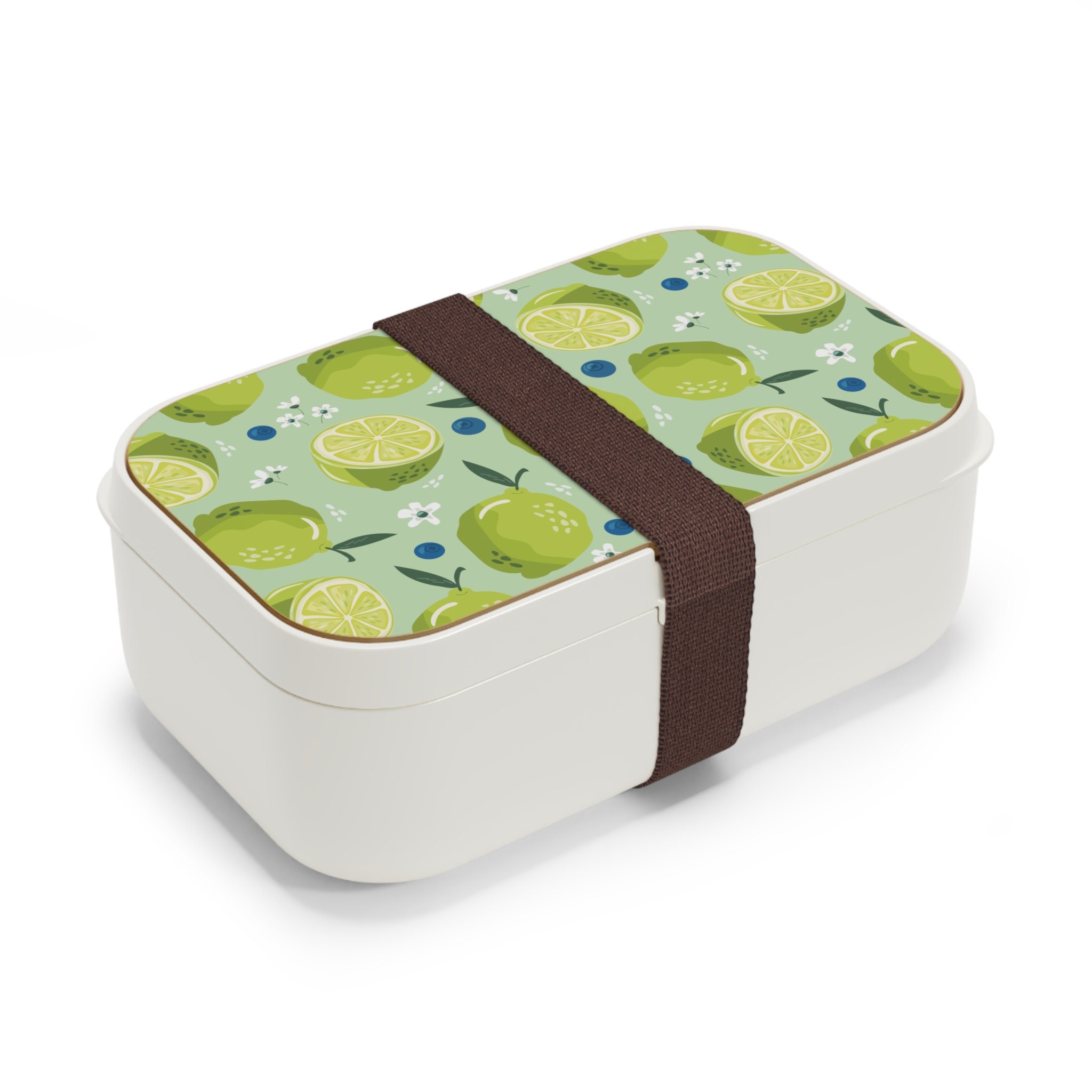 Japanese Bento Box Elastic Belt Lunch Box Bento Strap Green for Be