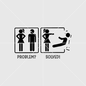 問題解決SVG、皮肉なSVG、女の子SVG、面白いSVG、シャツ用SVG、デジタル印刷ファイル、パーソナライズされたギフトSVG、ビニールカットファイル