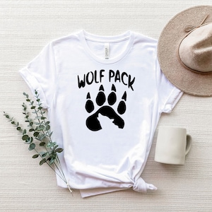 nevada wolf pack svg, wolf pack svg with bow, wolf pack rings, animal svg, svg for shirt, Digital Print File,Personalized Gift Svg image 4