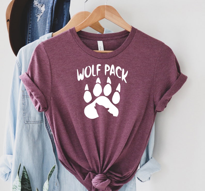 nevada wolf pack svg, wolf pack svg with bow, wolf pack rings, animal svg, svg for shirt, Digital Print File,Personalized Gift Svg image 2