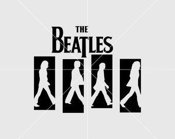 The Beatles Svg, Music band Svg, Digital Print File, Personalized Gift Svg, Vinyl Cut File, Svg, Pdf, Jpg, Png, Ai Printable Design Files