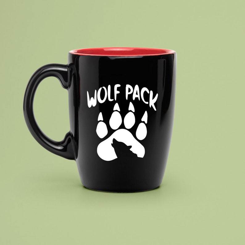 nevada wolf pack svg, wolf pack svg with bow, wolf pack rings, animal svg, svg for shirt, Digital Print File,Personalized Gift Svg image 3