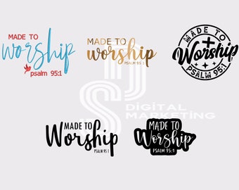 Made to Worship svg, Faith Svg, Christian Shirt svg, Personalized Svg, personalized T-shirt svg