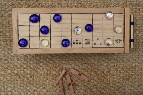 セネト、引き出し付き古代エジプトのボードゲーム - Etsy 日本