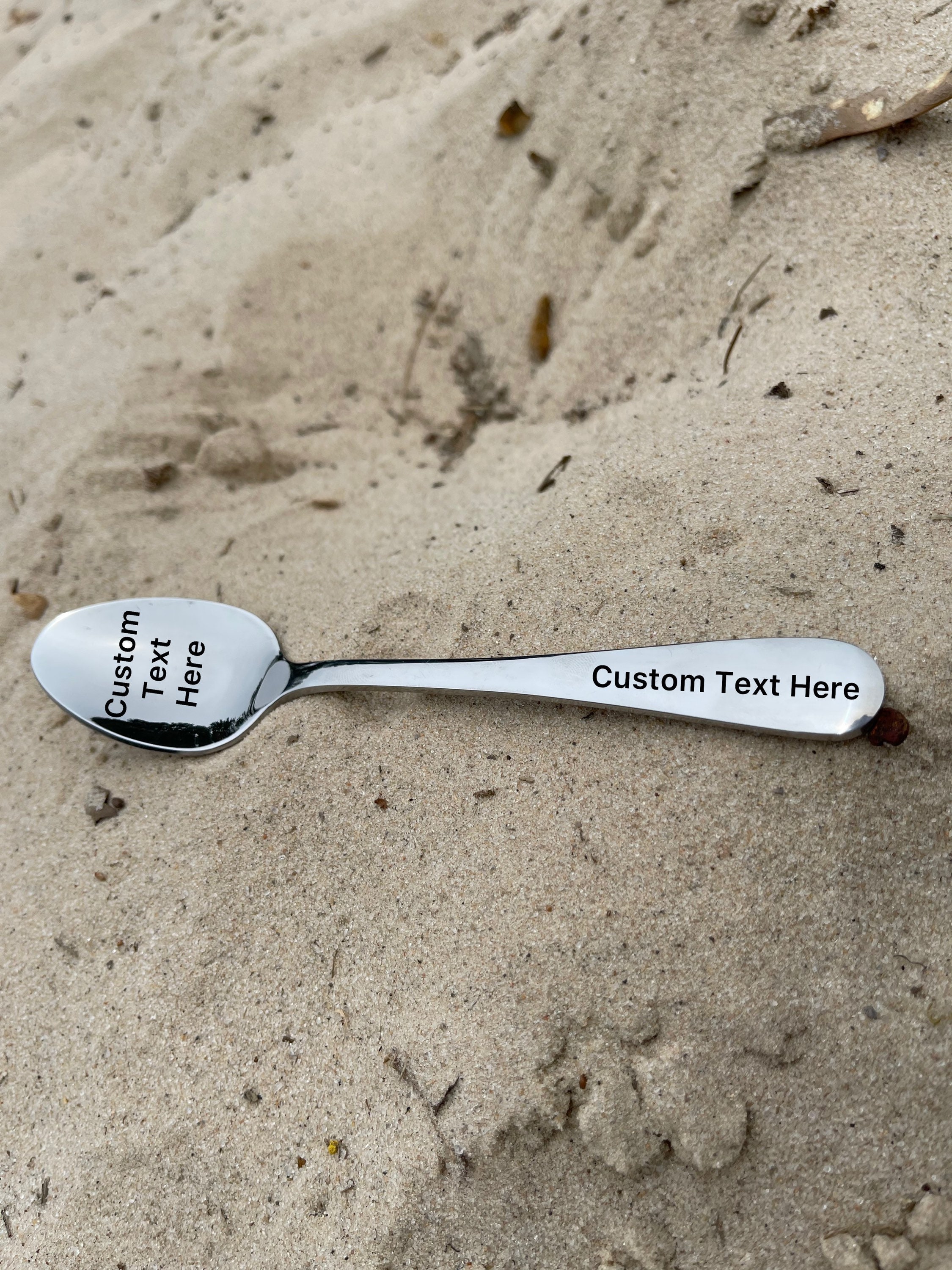 Custom Engraved Spoon Father Spoon Me Tea Happy Birthday Etsy