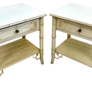 Thomasville allegro nightstands for custom lacquer