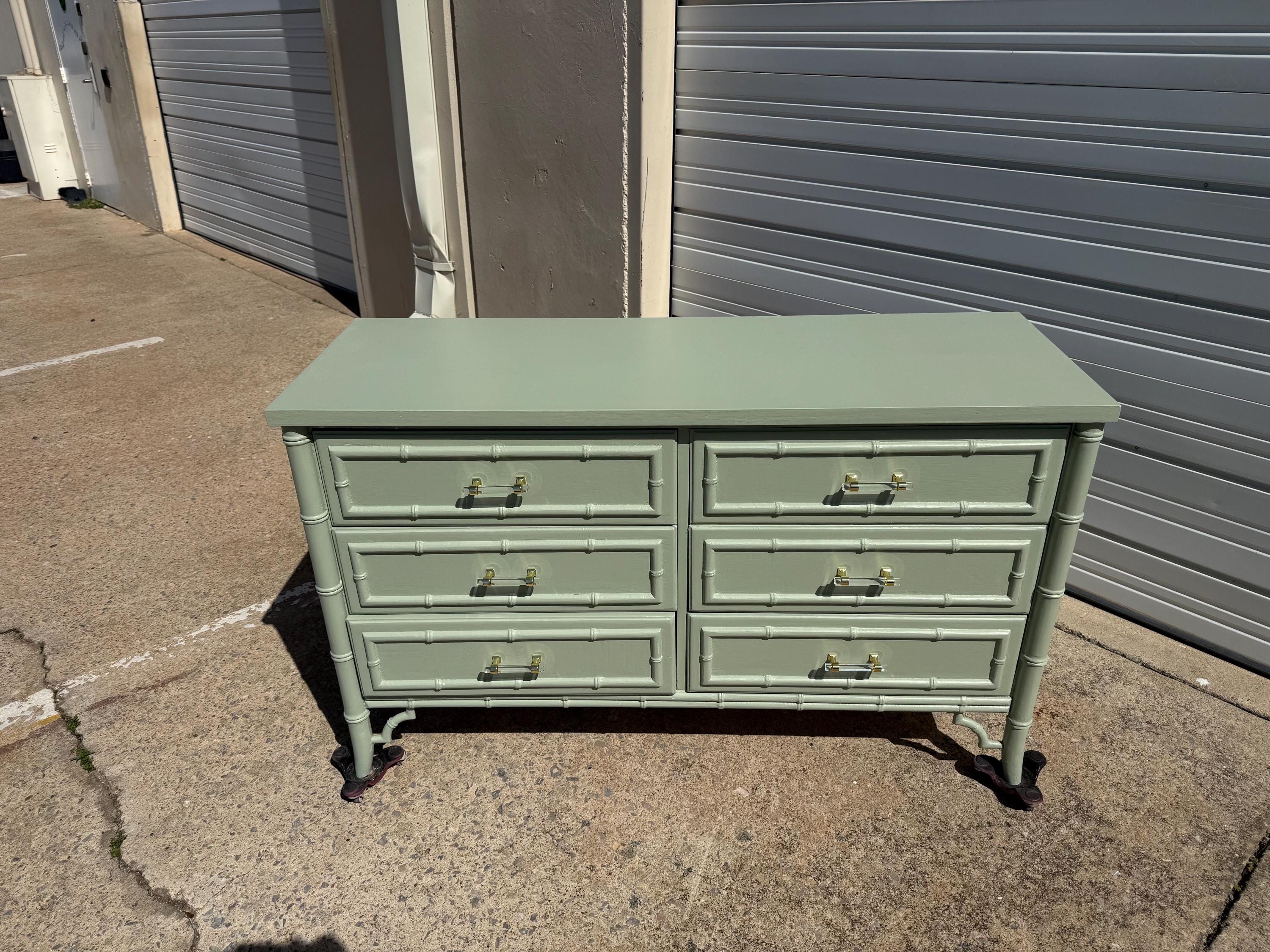 希少】Henry Link ヴィンテージ6ドロワー チェスト 高級無垢材 収納