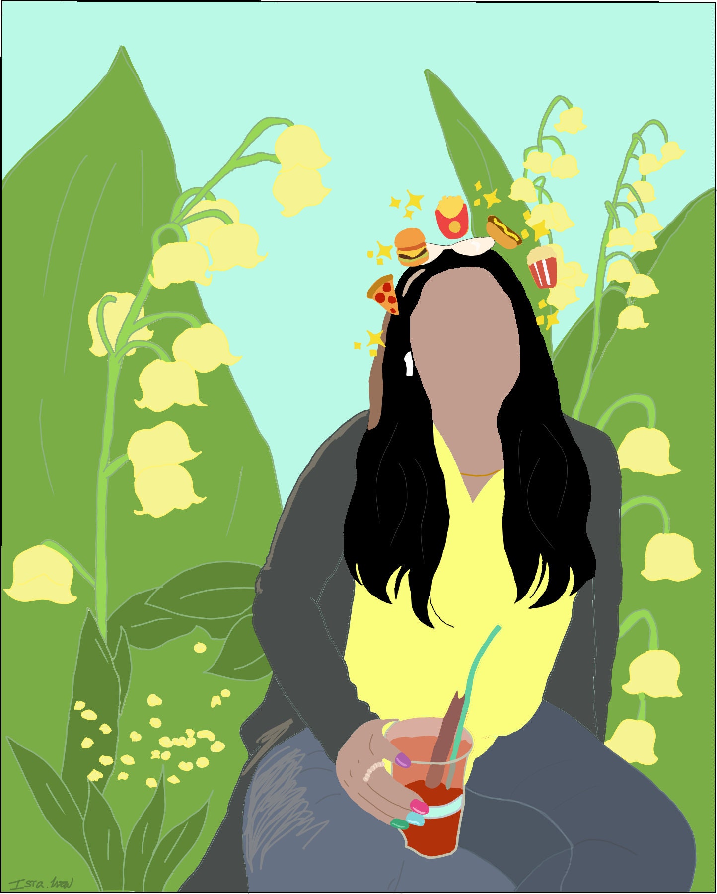 Custom Minimalist Digital Portraits Etsy