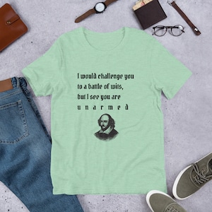 Battle of wits Shakespeare Unisex T-Shirt