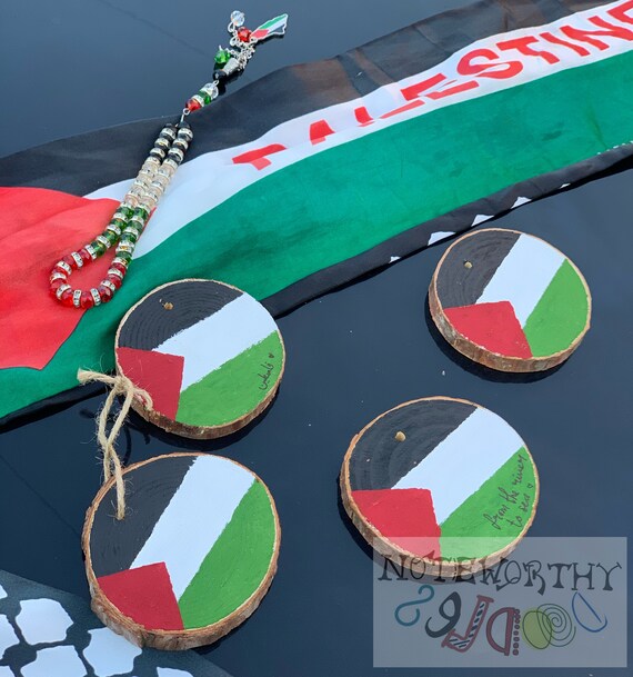 Palestine Wooden Palestine Car Accessory Car Gift Etsy