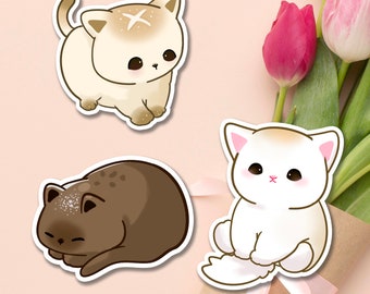 Bread Cats Vinyl Stickers