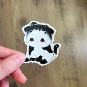 Cute Ice Cream Cats Stickers, Cute Kitty Stickers, Adorable animal stickers, Cat lover, Cute Cat Sticker Collection, Kawaii Cat stickers image 4