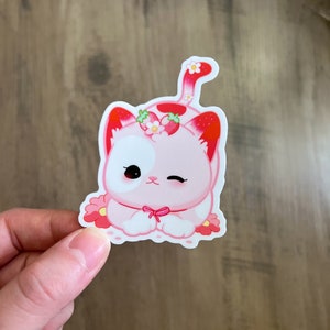 Cute Ice Cream Cats Stickers, Cute Kitty Stickers, Adorable animal stickers, Cat lover, Cute Cat Sticker Collection, Kawaii Cat stickers image 2