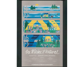 The Main Festival, 18"x24", Poster
