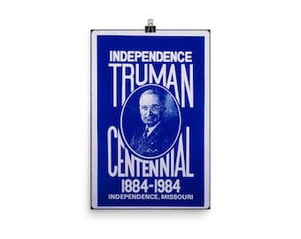 Truman Centennial, 12"x18" Vintage Poster Reprint