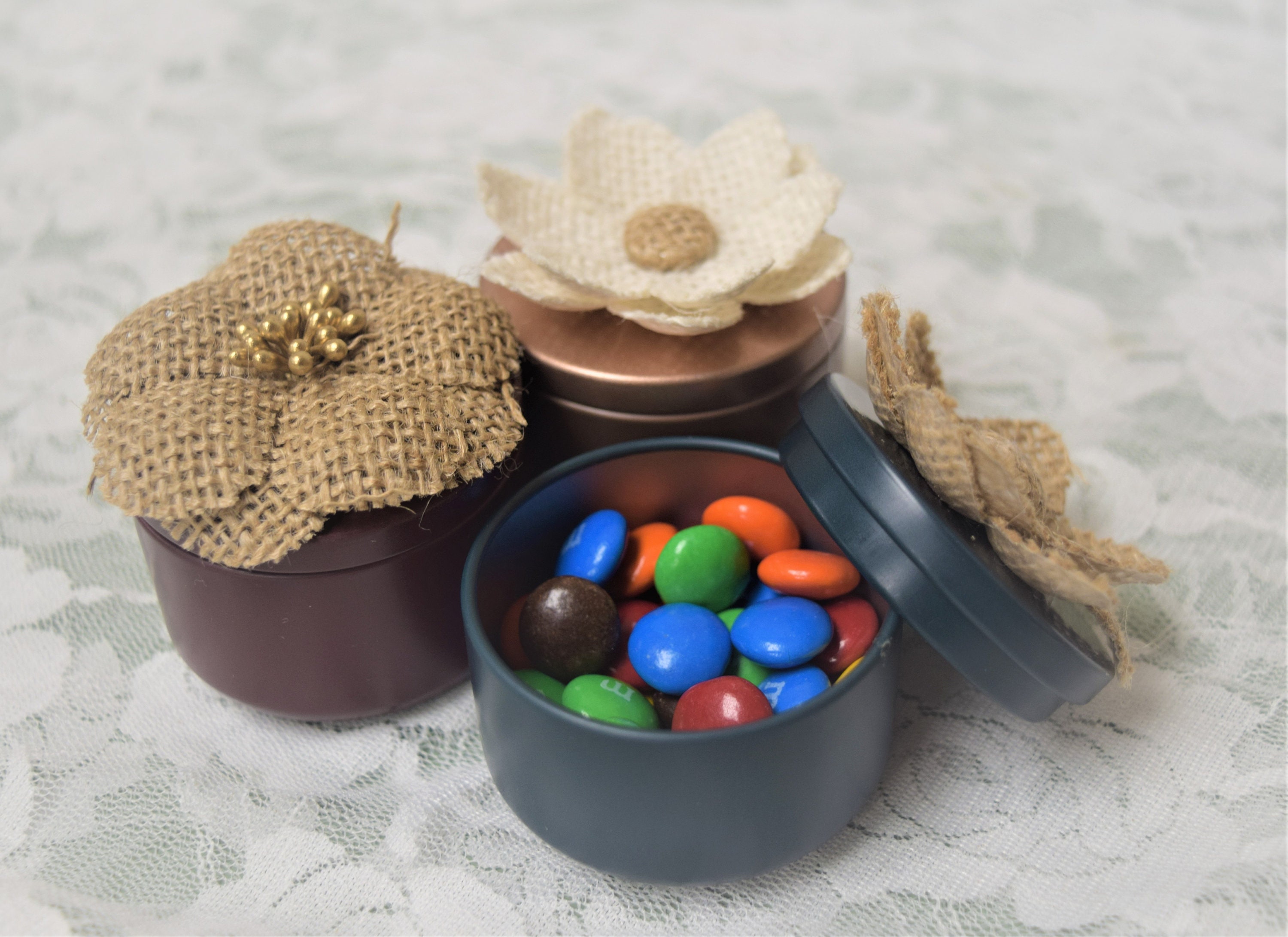 Small Tin Containers Perfect for Candy Favors For Etsy