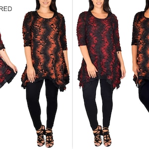 High end Tunic, Textured fabric tunic, Lagenlook Tunic, Boho Tunic, Plus size tunic, Women Tunic, Asymmetrical Tunic,