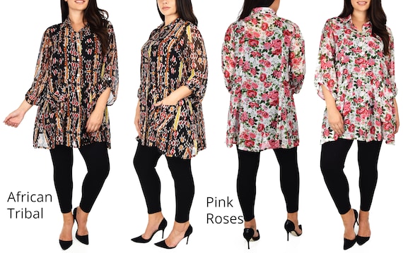 plus size sheer button down blouse