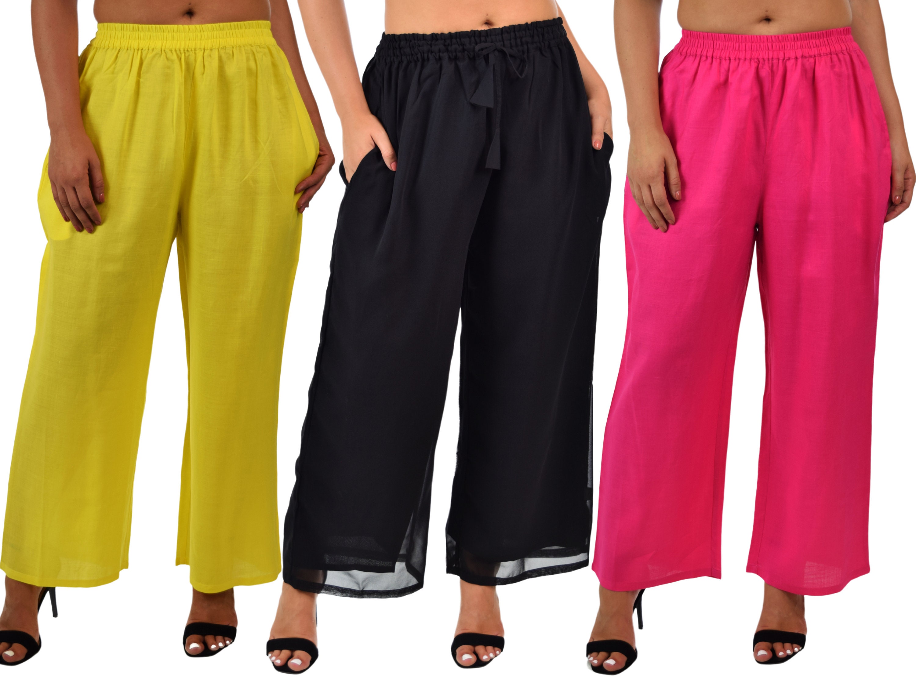 Libin Pantalones De Lino Para Mujer, De Pierna Ancha