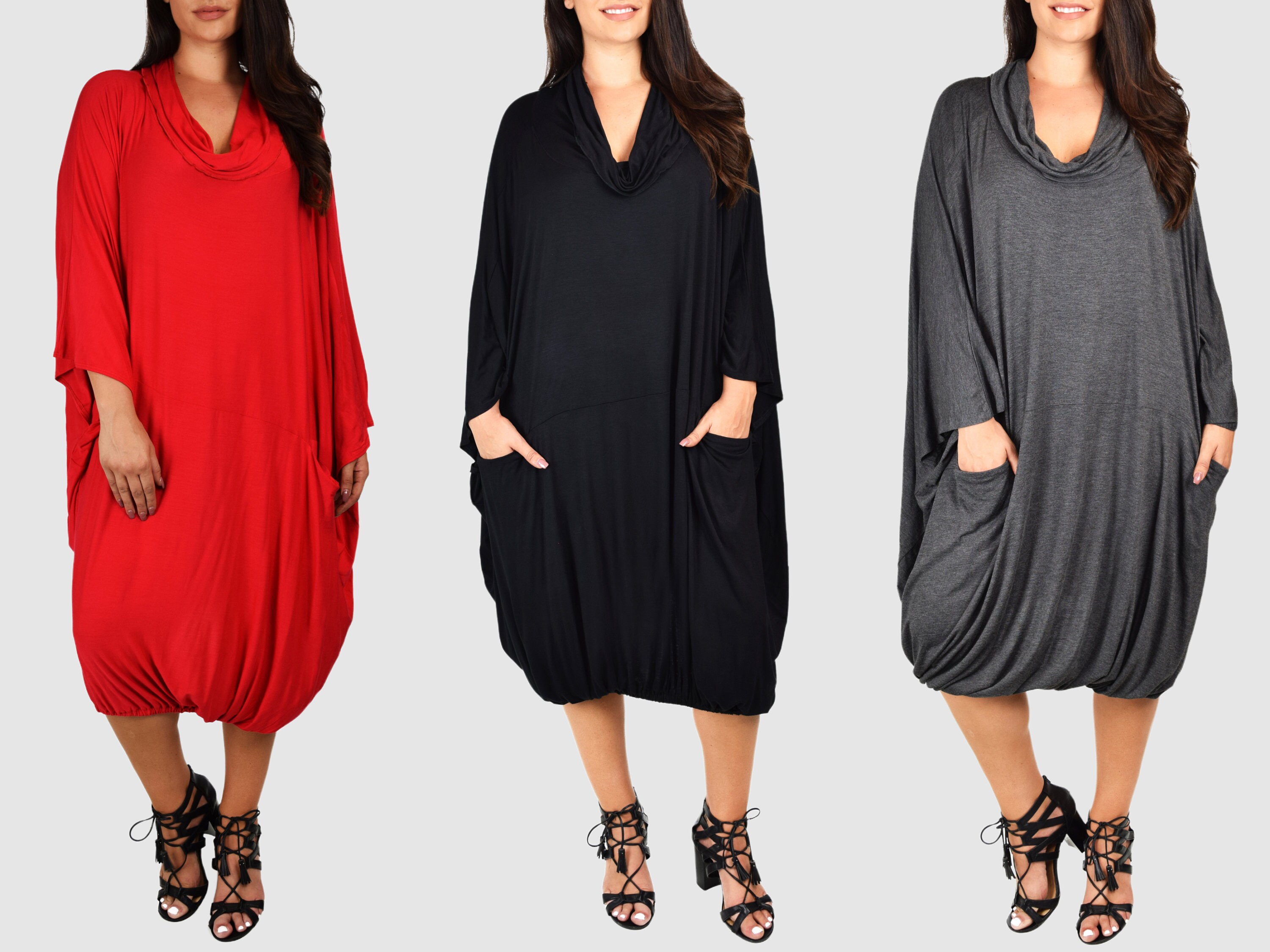 HeRIN.CYE　Ponte balloon pocket dress HeRIN.CYE ［予約］Ponte balloon pocket dress NVY