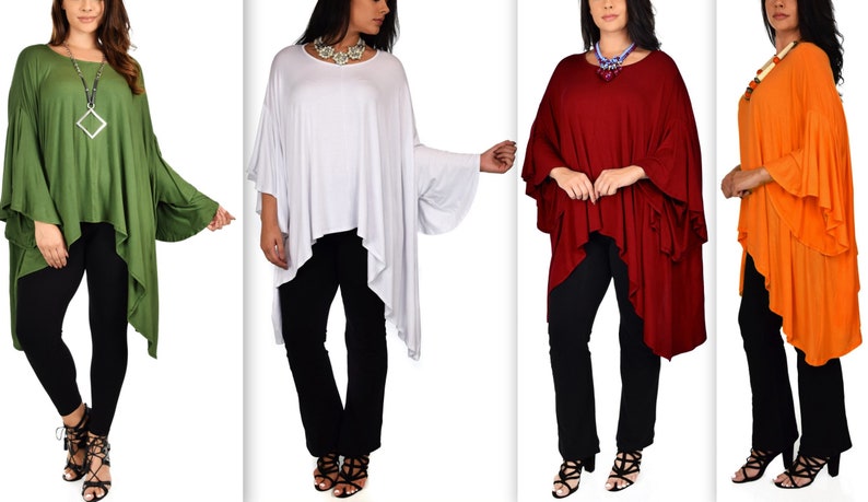 New Plusorbust Oversize Plus Size Lagen Look Butterfly Sleeves - Etsy