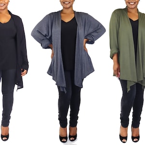 Made in USA Jacket, All weather jacket/duster  plus size jacket, women duster, casual plus size jacket,