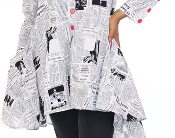 Newspaper Print Top