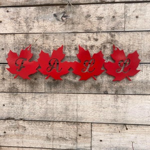 Fall Leaf Wall Decor-CNC Metal Art