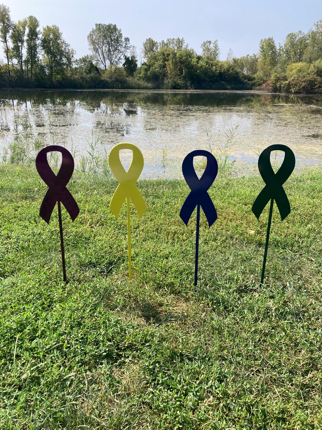 Awareness Ribbon Garden Stake, 14