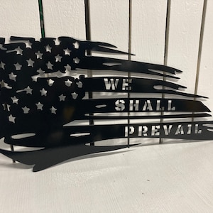 CNC Plasma Cut Metal American Flag Wall Art: Patriotic Home Decor