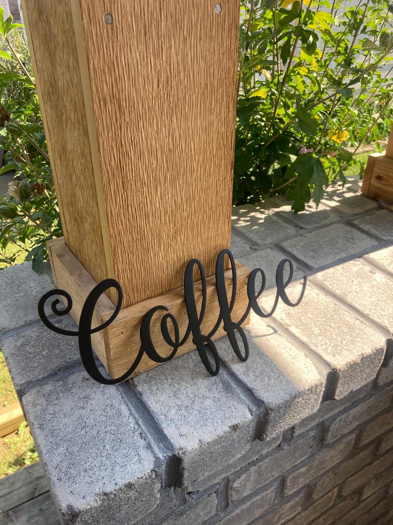 Coffee Sign, Metal Home Decor Etsy