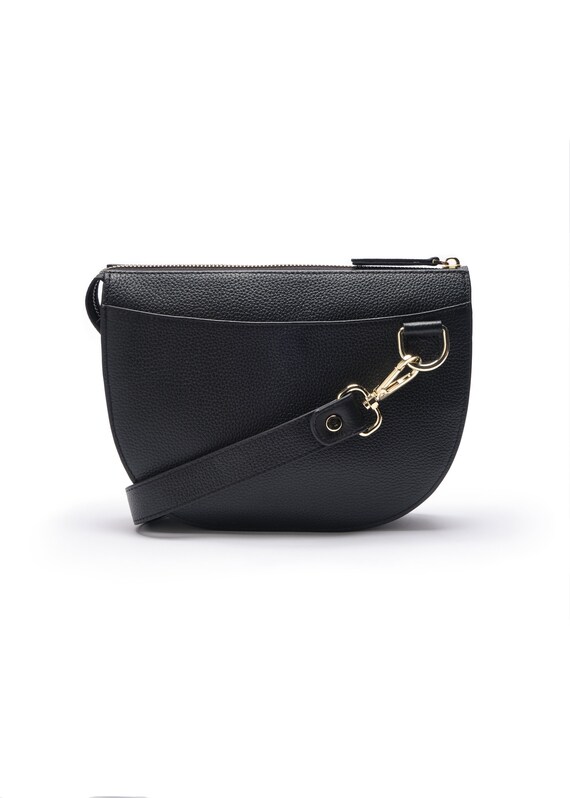 HALF MOON FAUX LEATHER CROSSBODY BAG & FANNY PACK – Shop with